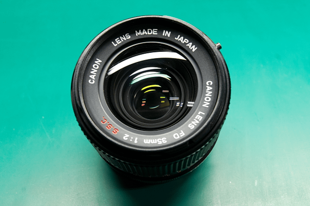 Canon FD 35mm 1:2 S.S.C. レンズ清掃