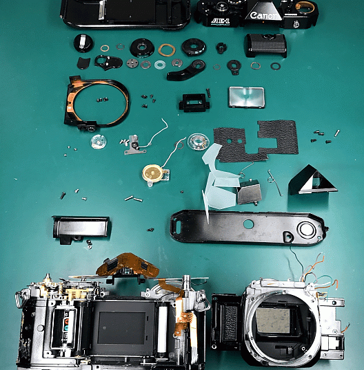 キヤノン AE-1 PROGRAMのカメラ修理 その２ – 東京カメラリペア