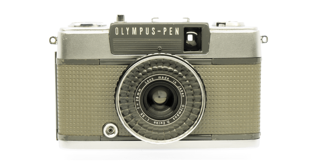1800円 素晴らしい外見 OLYMPUS PEN オリンパス ペン EES-2 フィルムカメラ