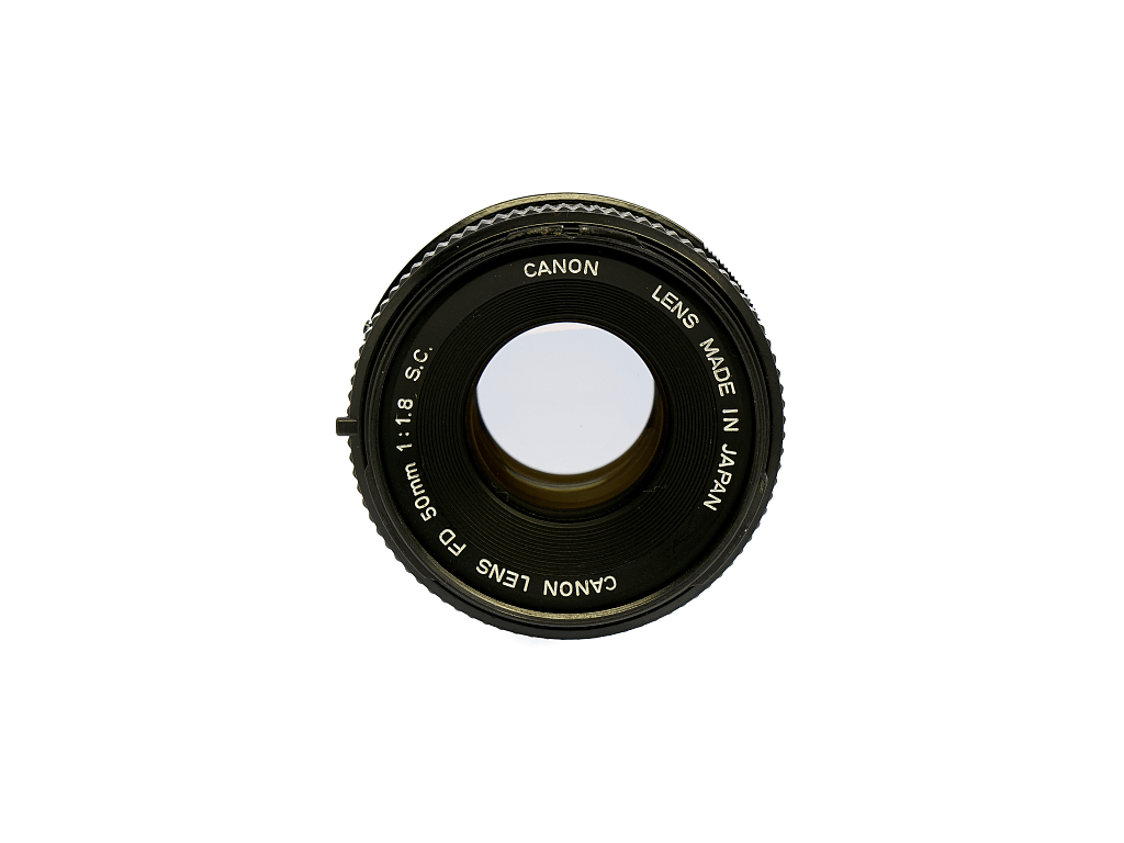 Canon FD 50mm 1:1.8 S.C. (後期型) レンズ清掃