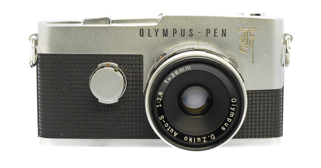 故障 OLYMPUS PEN F/F.ZUIKO AUTO-S 1.8 38mm - フィルムカメラ