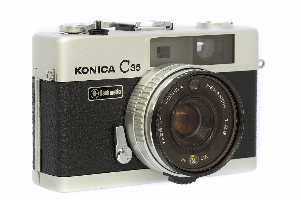 Konica C35 Flash matic フィルムカメラ修理