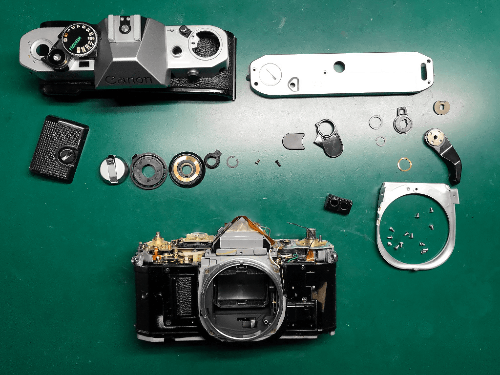Canon AE-1 PROGRAM フィルムカメラ修理 – 東京カメラリペア