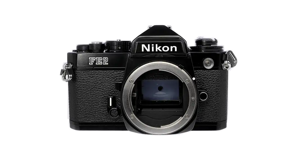 asd09良品 NIKON FE2 ブラック フィルムカメラ モルト新品交換済 H020 