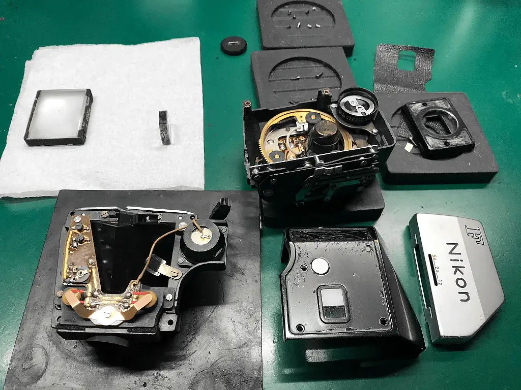 Nikon F Photomic FTNファインダー 分解清掃