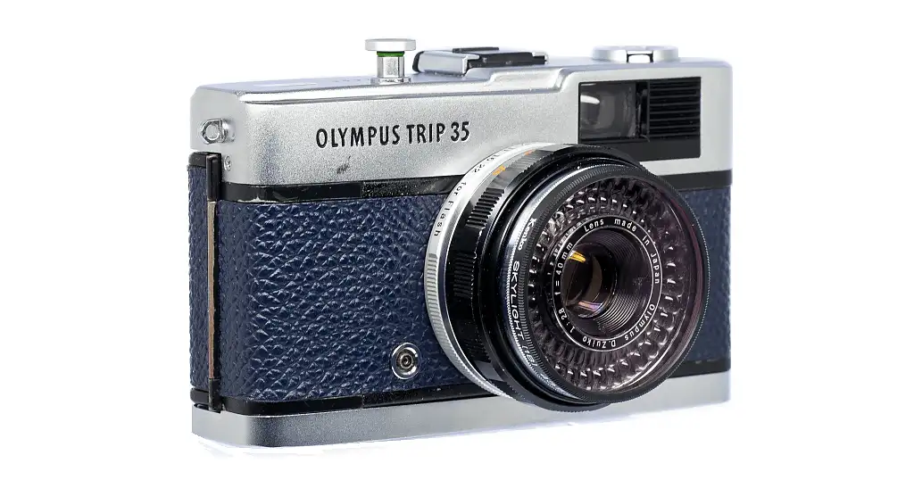 秋旅のお供に OLYMPUS TRIP 35 動作確認 赤ベロOK モルト交換済