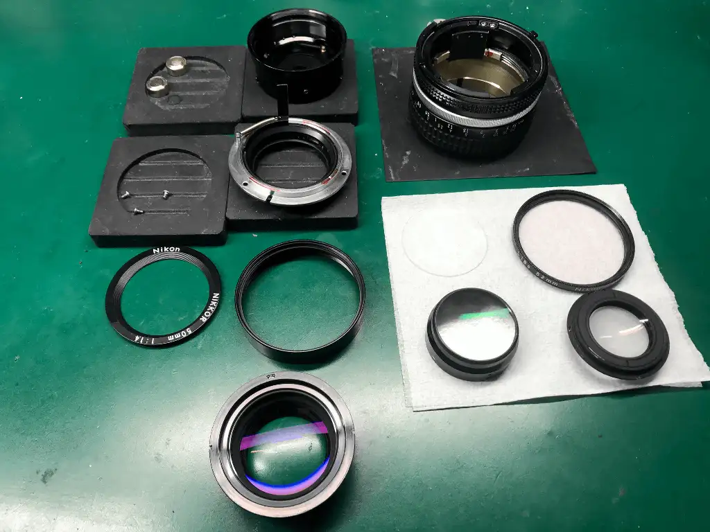 Ai Nikkor 50mm f1.4 レンズ清掃