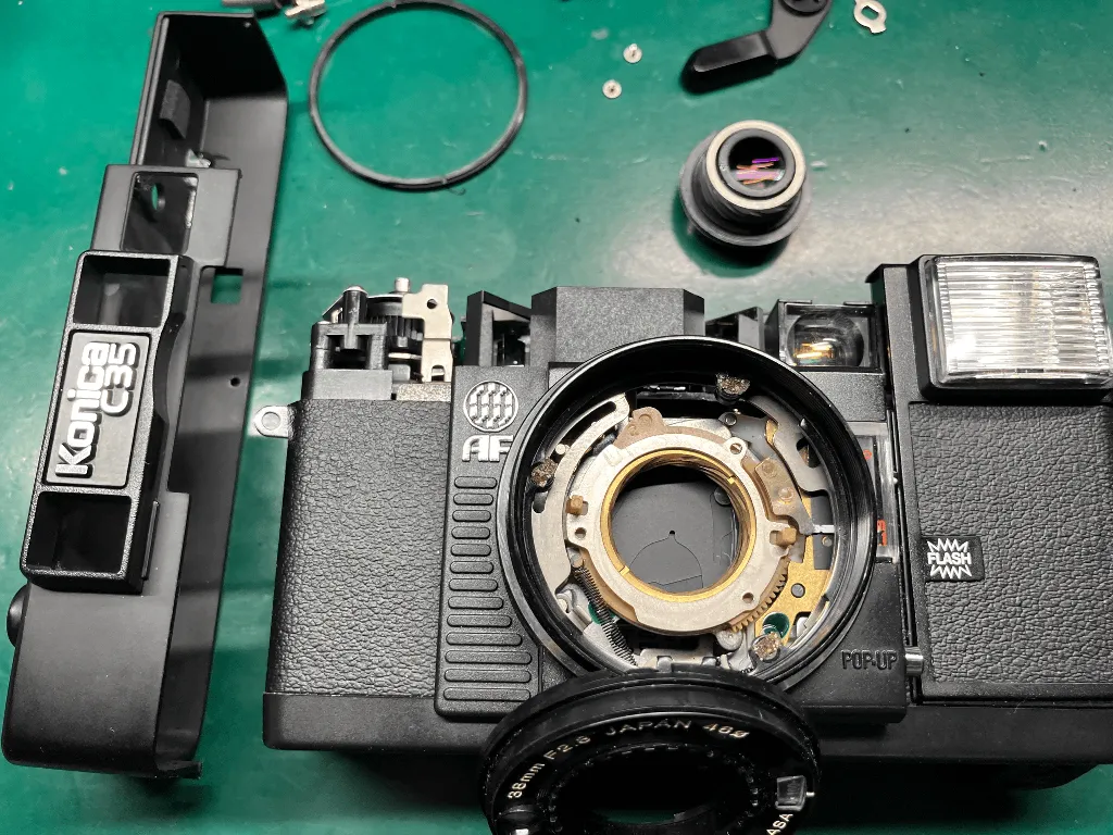 Konica C35 AF フィルムカメラ修理