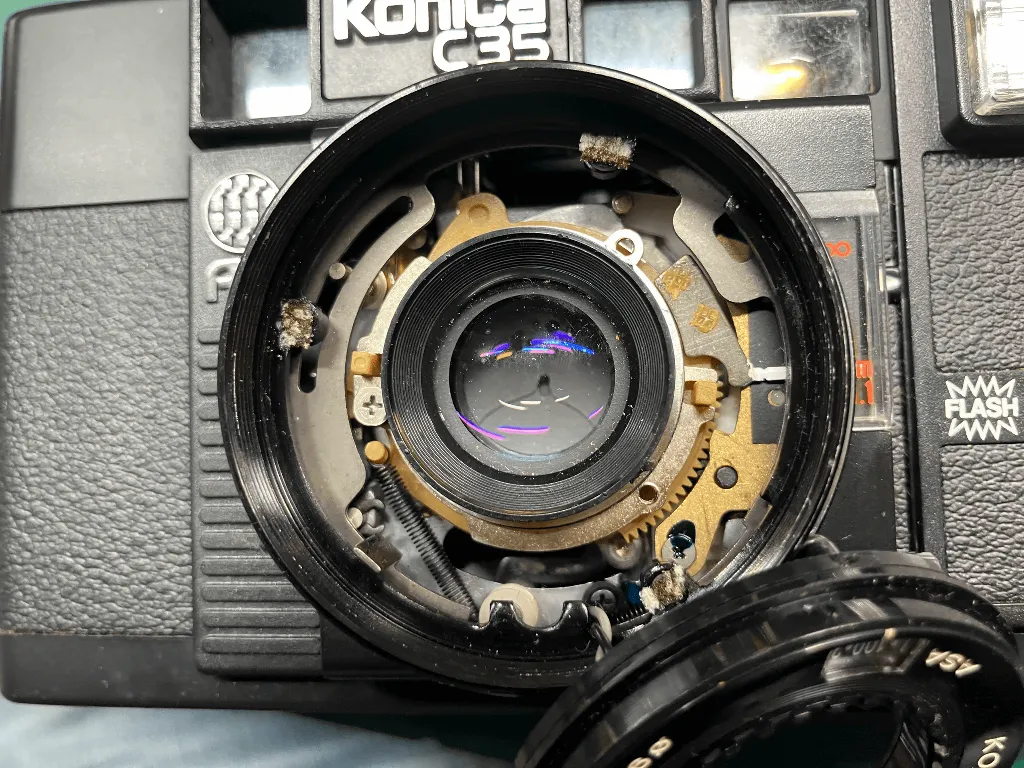 Konica C35 AF フィルムカメラ修理