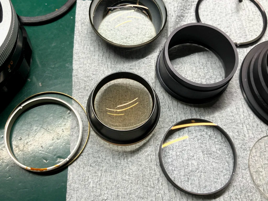 Canon FL LENS 58mm f1.2 レンズ清掃・修理