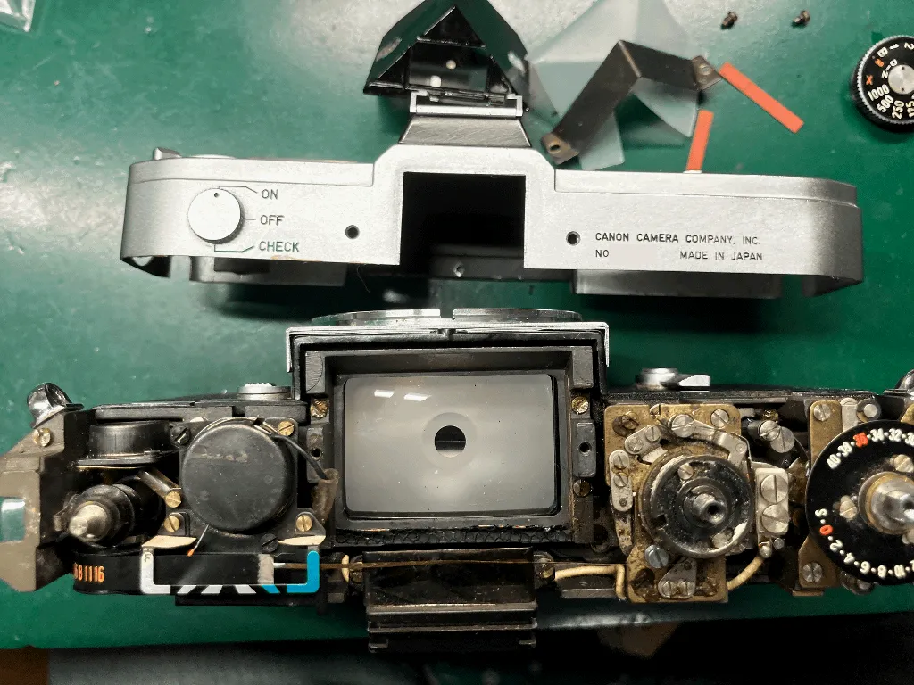 Canon FX フィルムカメラ修理